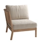 Fritz Hansen - Skagerak Tradition Outdoor sofa end module, teak / light sand