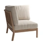 Fritz Hansen - Skagerak Tradition Outdoor sofa corner module, teak / light sand