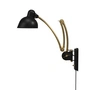 Fritz Hansen - KAISER idell 6559-W Wall light, brass / black