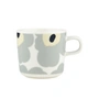 Marimekko - Oiva Unikko Mug with handle, 200 ml, white / light gray / sand / dark blue