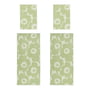 Marimekko - Unikko Towel & Bath towel set, off-white / sage / dark blue (set of 4)