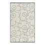 Marimekko - Piirto Unikko bath towel, 100 x 160 cm, ivory / black
