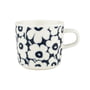 Marimekko - Oiva Pikkuinen Unikko mug with handle, 200 ml, dark blue / white (60th Anniversary Collection)