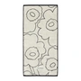 Marimekko - Piirto Unikko towel, 50 x 100 cm, ivory / black