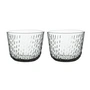 Marimekko - Syksy Glass, 200 ml, misty gray (set of 2)