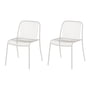 Blomus - Yua Wire Outdoor Chair, silk gray (set of 2)