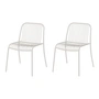 Blomus - Yua Wire Outdoor Chair, silk gray (set of 2)
