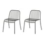 Blomus - Yua Wire Outdoor Chair, granite gray (set of 2)