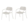 Blomus - Yua outdoor armchair, silk gray (set of 2)