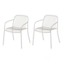Blomus - Yua Wire Outdoor Armchair, silk gray (set of 2)