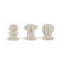 Serax - Molly candlestick 02, beige (set of 3)