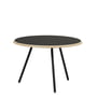 Woud - Soround Side Table H 40.5 cm / Ø 60 cm, / black Fenix NTM Nero Ingo 0720 nano