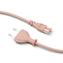 Pedestal - Power cable, 7.5 meters, dusty rose