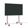 Pedestal - Straight Rollin' TV stand, 40 - 70 inch, bubble gum