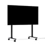 Pedestal - Straight Rollin' TV stand, 40 - 70 inch, charcoal