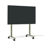 Pedestal - Straight Rollin' TV stand, 40 - 70 inch, moss green