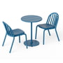 Fatboy - Fred's outdoor table Ø 60 cm + chair (set of 2), wave blue (Exclusive Edition)