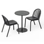 Fatboy - Fred's outdoor table Ø 60 cm + chair (set of 2), anthracite (Exclusive Edition)
