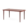 TipToe - Garden table MIDI collection, 160 x 80 cm, brick red