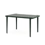 TipToe - Garden table MIDI collection, 130 x 80 cm, forest green