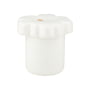 Marimekko - Oiva Unikko Storage jar with lid 16 x 15.5 cm, white / gold (60th Anniversary Collection)