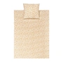 Nobodinoz - Wabi Sabi Muslin children's bedding, 100 x 140 cm, golden brown sakura