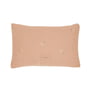 Nobodinoz - Wabi Sabi Muslin cushion, 35 x 23 cm, powder pink blossom