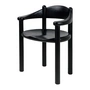 Gubi - Daumiller Armchair, pine brown / black