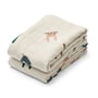 LIEWOOD - Lewis muslin cloths, made of organic cotton, bunny, sandy (set of 2)