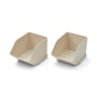 LIEWOOD - Rosemary storage box, small, sandy (set of 2)