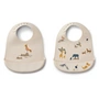 LIEWOOD - Tilda bibs, all together, sandy (set of 2)