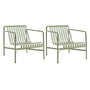 Hay - Palissade Lounge Chair Low , sage (set of 2) (Exclusive Edition)