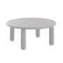 Kartell - Undique Mas Side table, Ø 85 cm, H 30 cm, gray