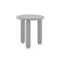 Kartell - Undique Mas Side table, Ø 48 cm, H 51 cm, gray