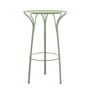 Kartell - Hiray Outdoor high table, sage green