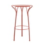 Kartell - Hiray Outdoor bar table, rust red