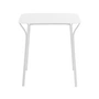 Kartell - Hiray Garden table, 70 x 70 cm, white