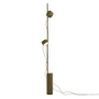 Muuto - Post LED floor lamp, brown-green