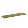 Muuto - Tube Podium for Stacked System 131 x 35 cm, brown-green / gray