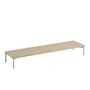 Muuto - Tube Podium for Stacked System 131 x 35 cm, oak / gray