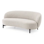 Kartell - Lunam Sofa, black / white (Curly fabric)