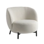 Kartell - Lunam Armchair, black / white (fabric Orsetto)