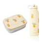 LIEWOOD - Lunch box and drinking bottle, pineapple (set of 2)