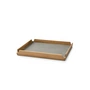 Lind DNA - Airy Teak Tray Square S, teak / Nupo light grey