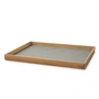 Lind DNA - Even Teak Tray Square L, teak / Nupo light grey