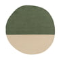nanimarquina - Pearl wool rug, 200 x 197 cm, green