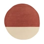 nanimarquina - Pearl wool rug, 200 x 197 cm, brick
