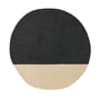 nanimarquina - Pearl wool rug, 200 x 197 cm, black