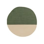 nanimarquina - Pearl wool rug, 150 x 148 cm, green