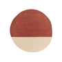 nanimarquina - Pearl wool rug, 150 x 148 cm, brick